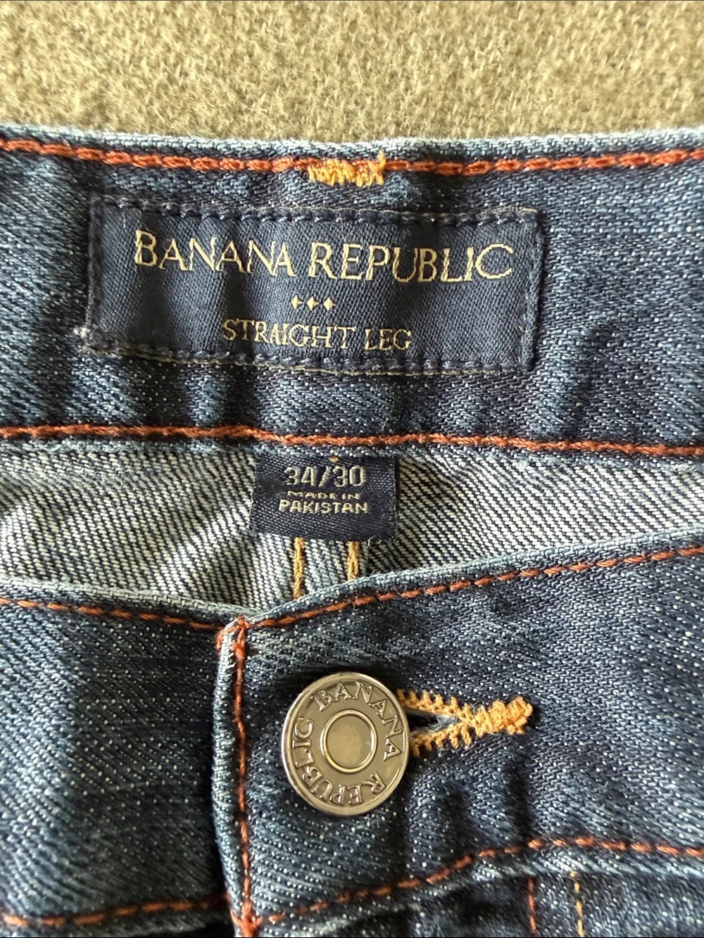 Banana Republic Jeans Men's Straight Leg 34/30